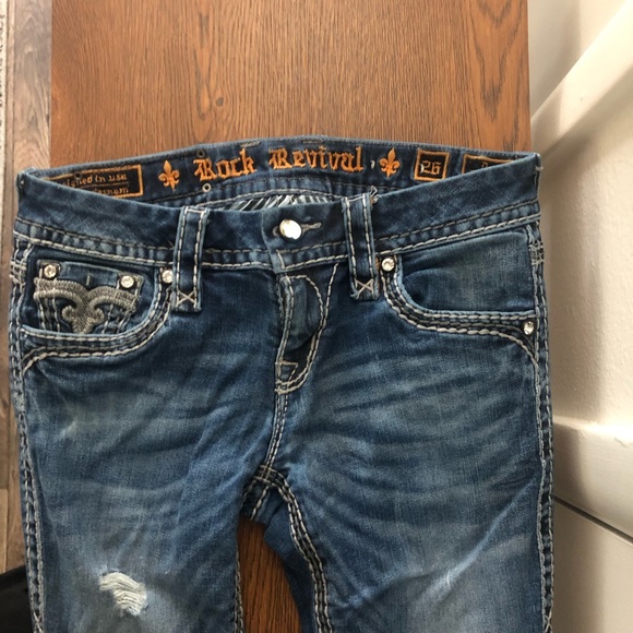 Gently used boot cut Drew Rock Revivals - Picture 2 of 6